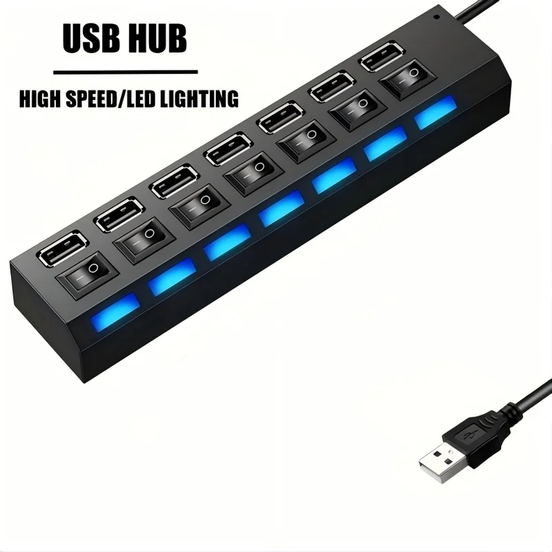 Laptop Accessories Hub - Hub USB 2.0 à 7 ports