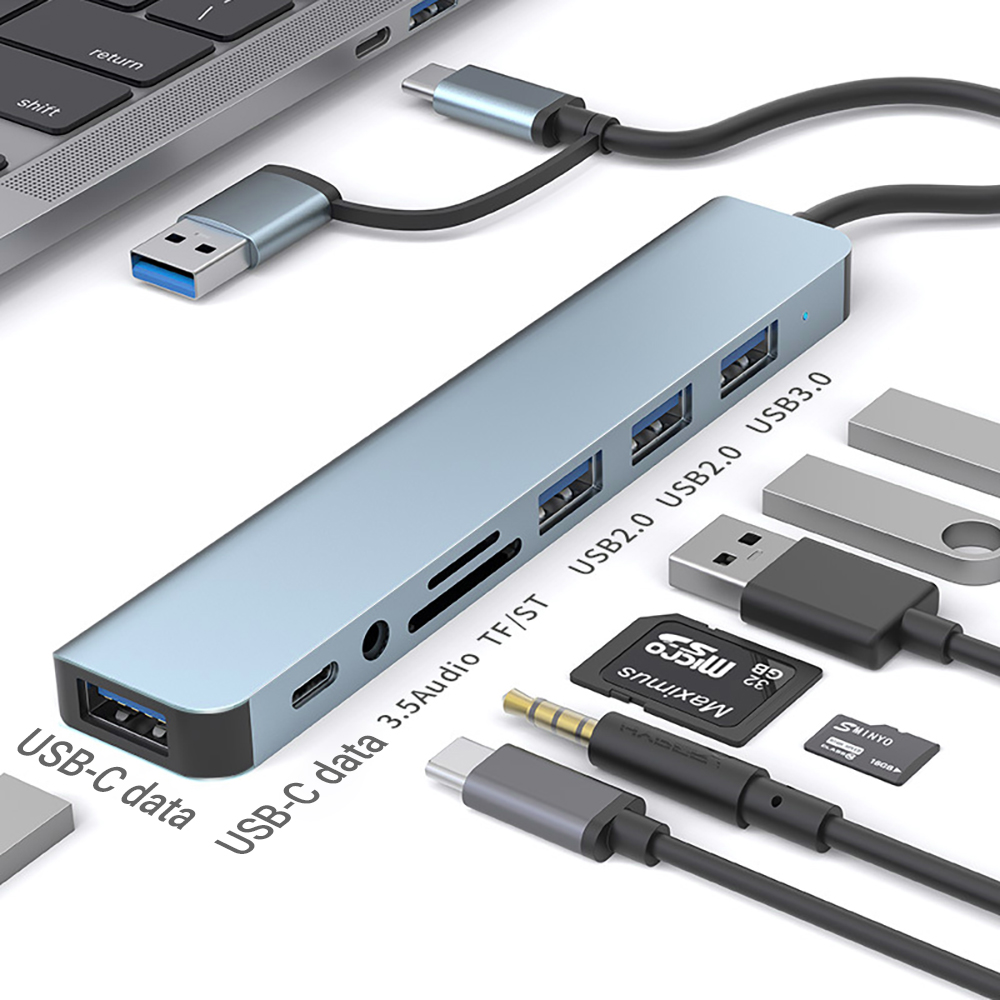 Laptop Accessories That You Need - Station d'accueil USB 9-en-1 à double