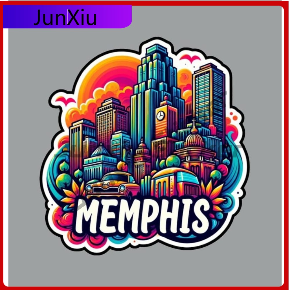Laptop Accessories Logo - Memphis Tennessee autocollant accessoires pour pare-chocs