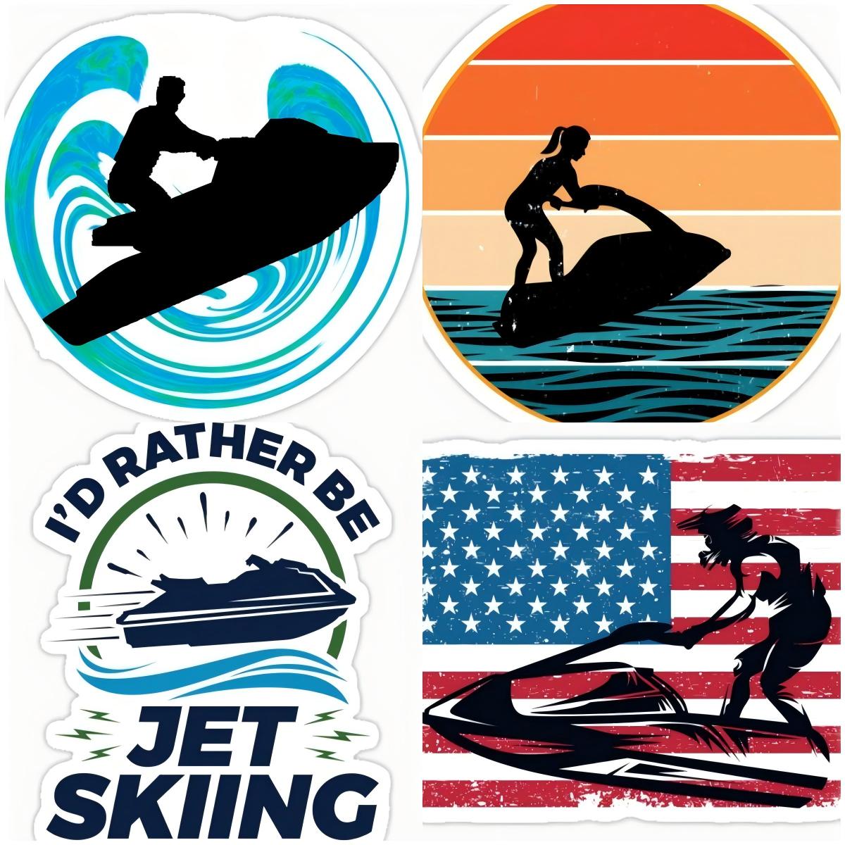 Autocollants de Jet Ski avec L - Laptop Accessories Logo avis et prix