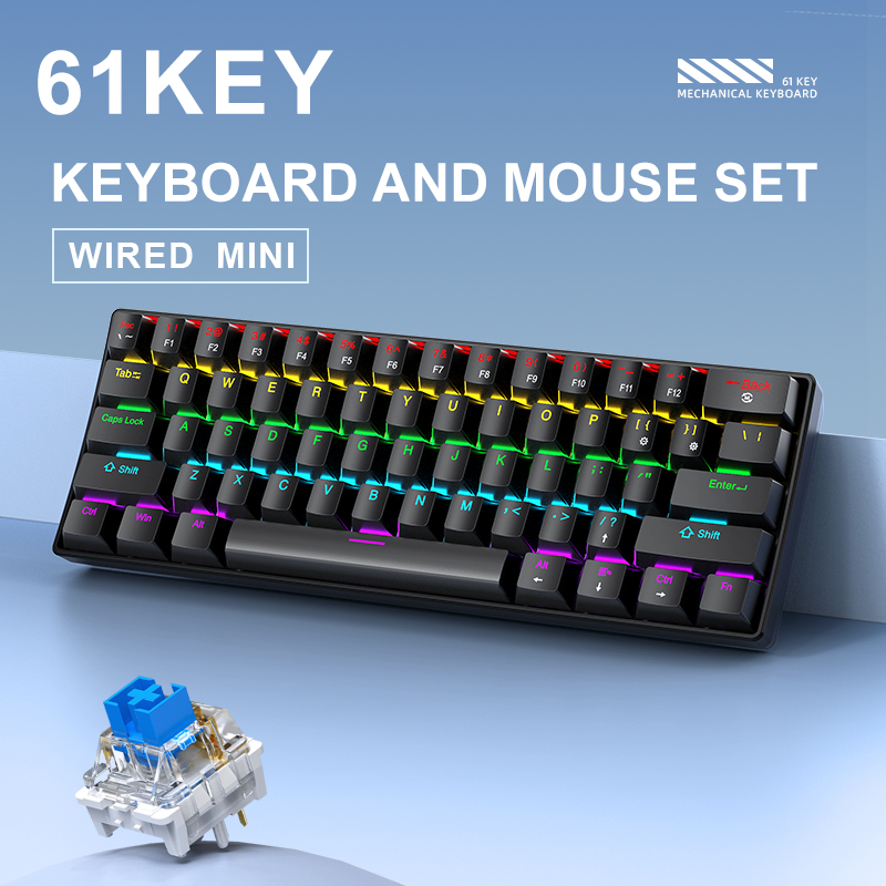 APAYADO K61 Mini clavier mécan - Laptop Accessories Uk avis et prix