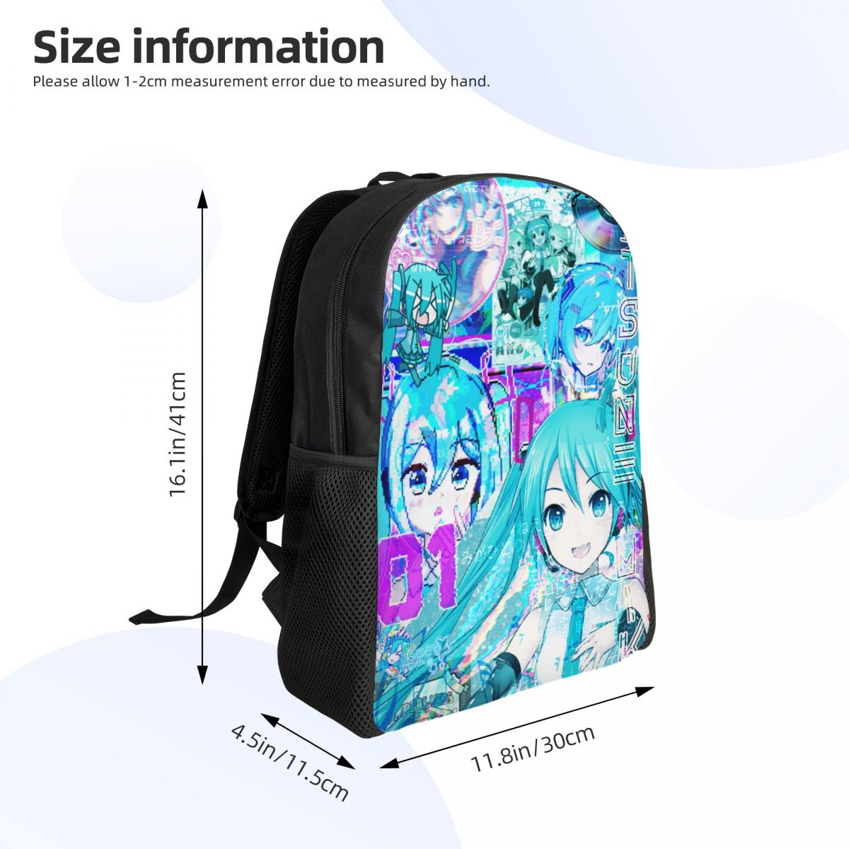 Sac à dos H-Hatsuned M-Mikus i - Laptop Accessories 3D Print avis et prix
