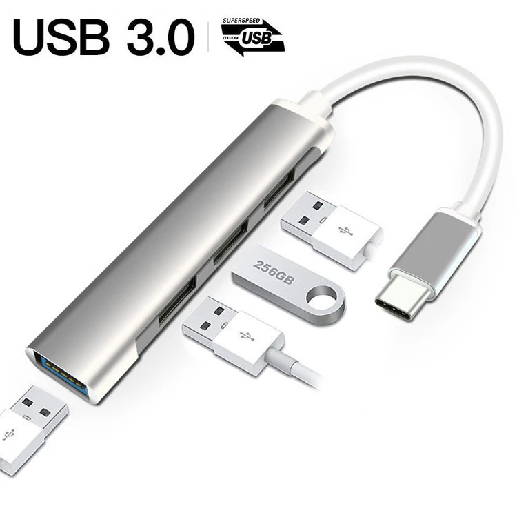 HUB USB C 3.0 Type C 4 en 1, 3 - Laptop Accessories Hub avis et prix