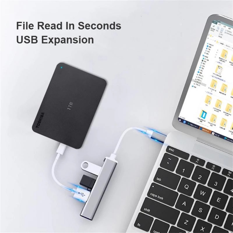 HUB USB C 3.0 Type C 4 en 1, 3 - Laptop Accessories Hub avis et prix