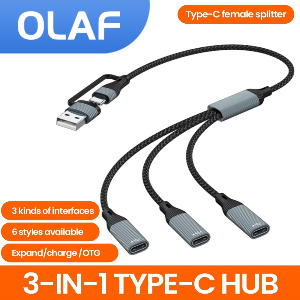 Olaf Hub USB Type C à 3 Ports  - Laptop Accessories Hub avis et prix