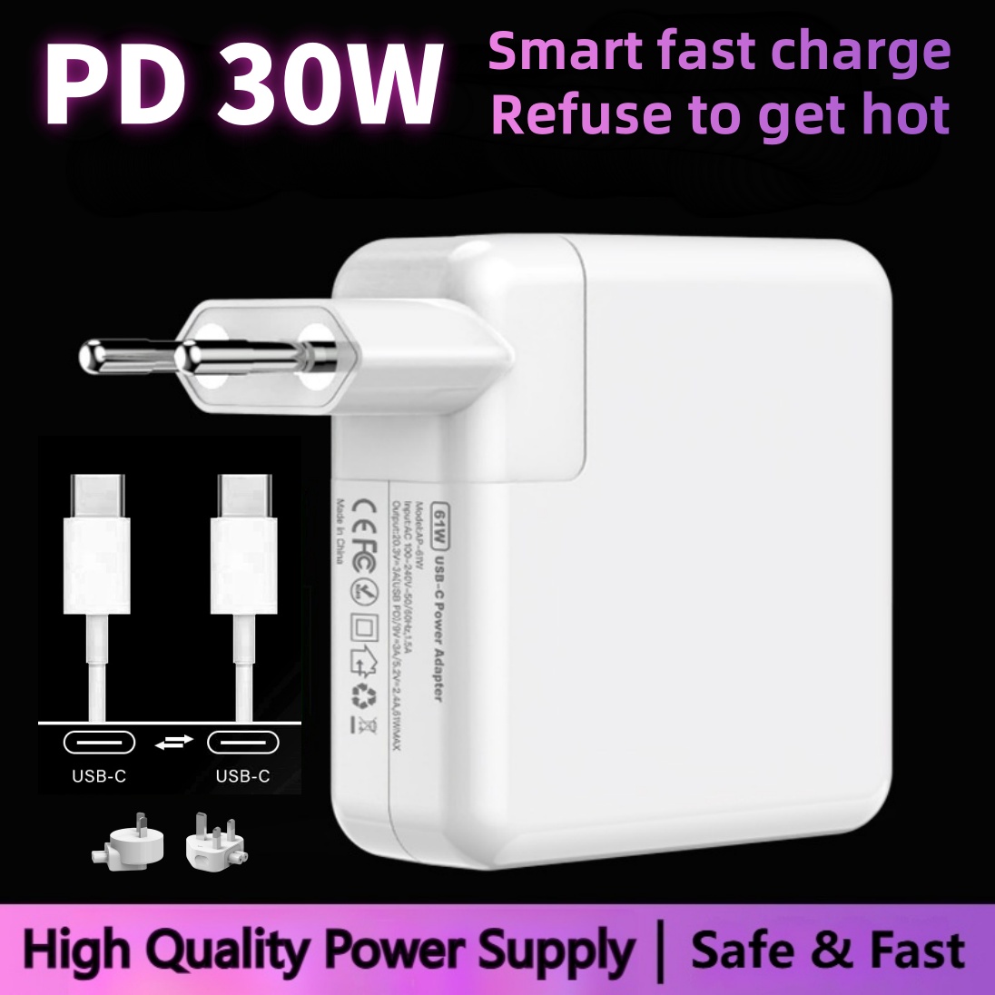 30W PD type-c ordinateurs port - Laptop Accessories Uk avis et prix