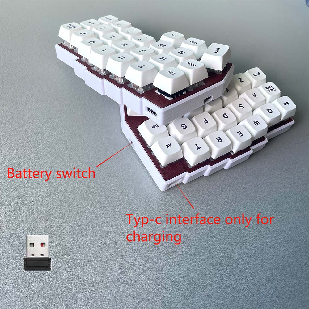 CORNE V4 2.4G sans fil fendu e - Laptop Accessories Uk avis et prix